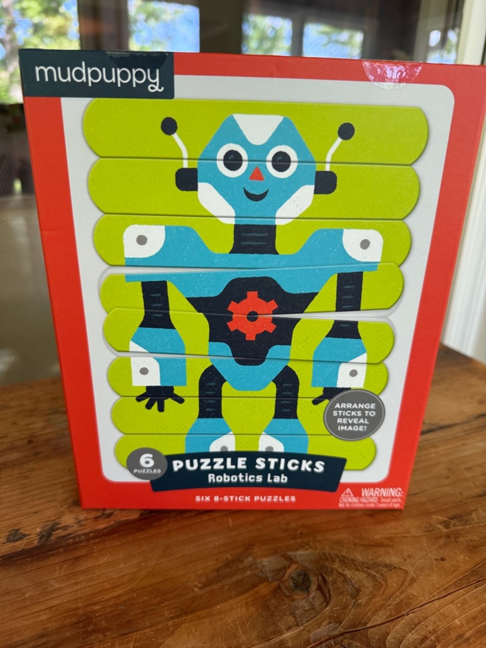 Mudpuppy NWT Robotics Lab Puzzle Sticks - Blue & Green NEVER been opened. Sealed